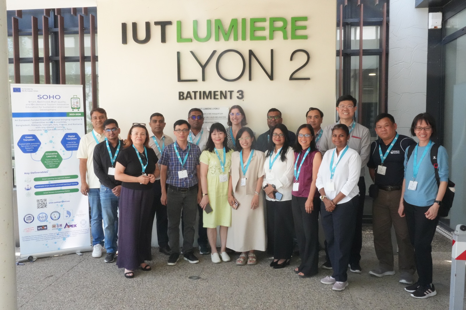 AIUB Team participated in 3rd Transnational Project Meeting of Erasmus SOHO project
